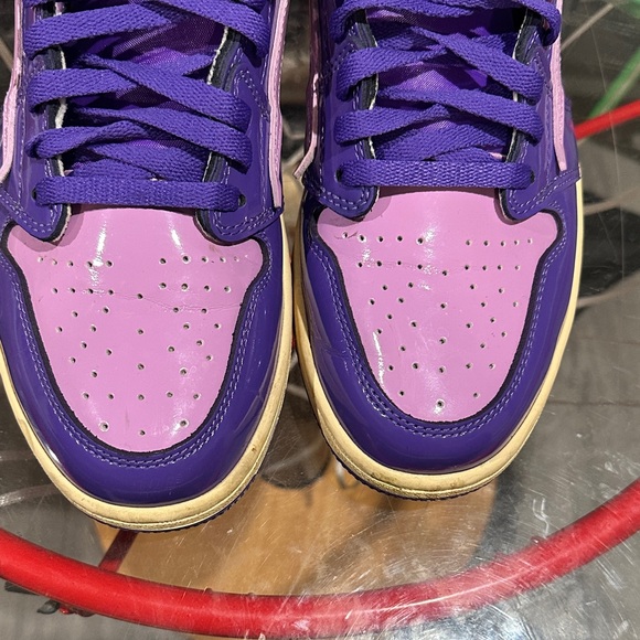 Kool Kiy 420 Runtz Purple and Pink High-Top Sneakers - Picture 7 of 8